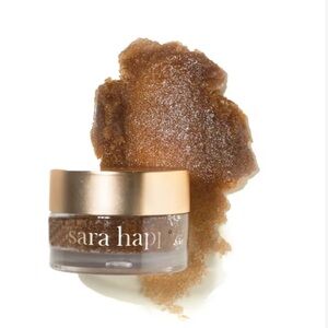 SARA HAPP Brown Lip Scrub Exfoliant Vanilla Bean